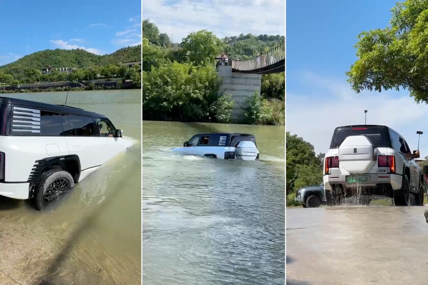 Ya hemos visto a Yangwang U8 de Byd Float en un río. Es más impresionante de lo que imaginamos