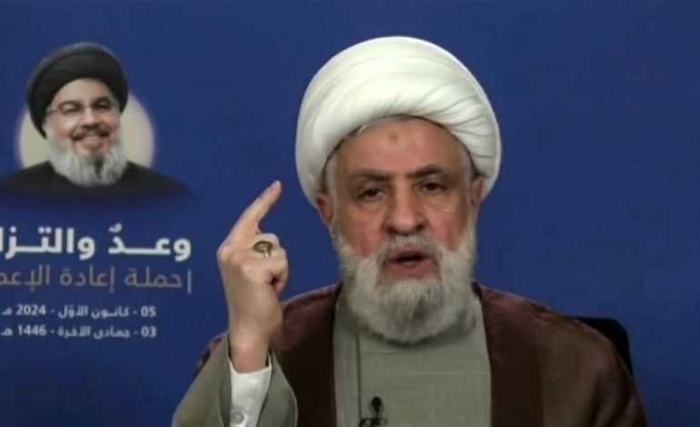 Hezbolá dice que no desaparecerá con «presión» y buscará una solución interna sujeta a Israel | Naim Qassem | Líbano | Beirut | Nabatieh | Benjamin Netanyahu | Estados Unidos | Francia | Último | MUNDO