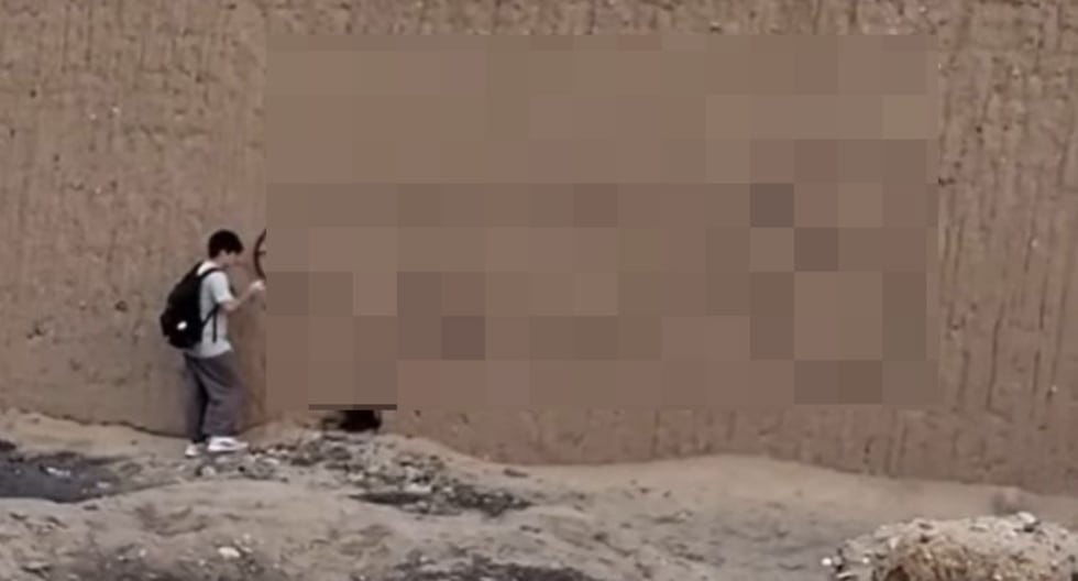 Trujillo: hacen graffiti obsceno en el complejo arqueológico de Chan Chan | Mincul | Último | PERÚ