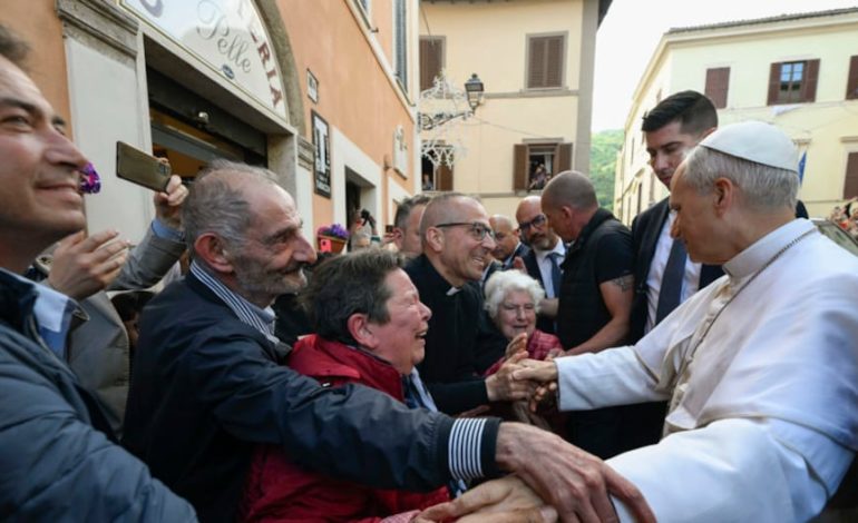El Papa Leo XIV visita un santuario agustiniano en su primera salida de Roma | Último | MUNDO