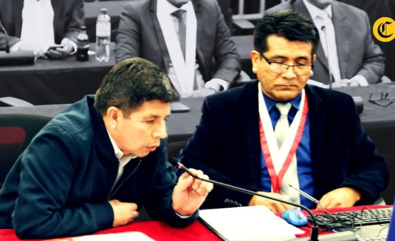 Pedro Castillo | La defensa del ex presidente admite que su mensaje ha violado la constitución, pero el Parlamento permanece sin castigar el golpe de estado | Citación