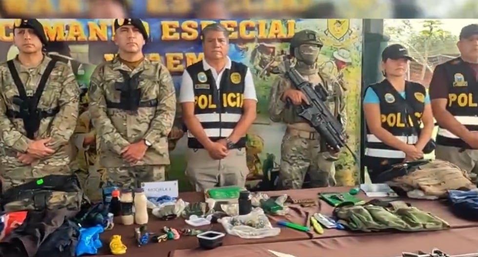 El ejército confiscó explosivos y municiones después de la confrontación con restos de camino en Junín | Último | PERÚ