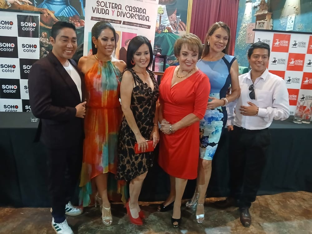 Susan León, Cecilia Tosso, Titi Plaza y Karla Medina Star en «Viuda casada soltera y divorciada»
