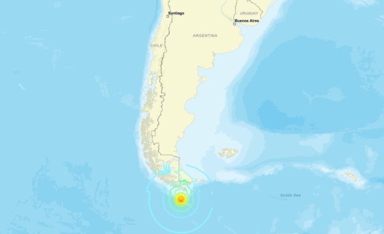 Terremoto en Chile | Magallanes: terremoto de magnitud 7.5 Shakes Southern Chile y Broadcast Tsunami Alert | Puerto Williams | Punta Arenas | MUNDO