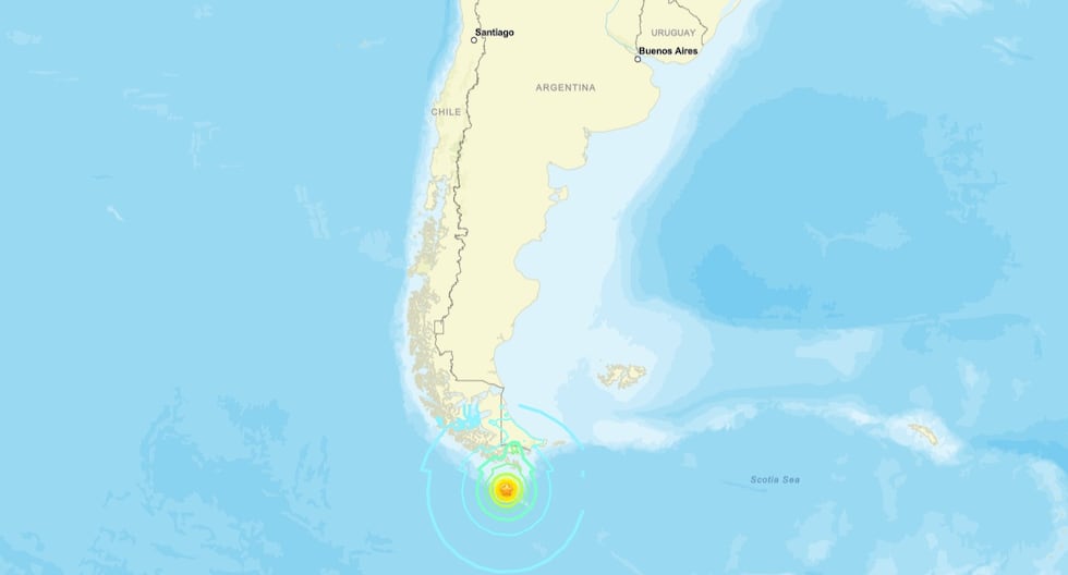 Terremoto en Chile | Magallanes: terremoto de magnitud 7.5 Shakes Southern Chile y Broadcast Tsunami Alert | Puerto Williams | Punta Arenas | MUNDO
