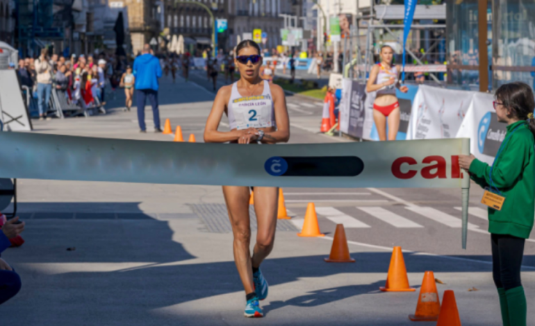 Kimberly García tomó la medalla de plata en la Copa de Caminata de Korzeniowski Varsovia en Polonia