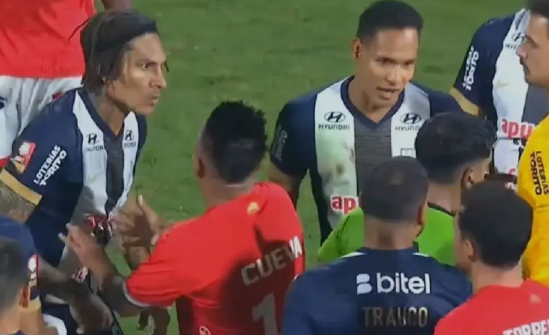 Paolo Guerrero fue expulsado en la derrota de Alianza Lima contra Cienciano