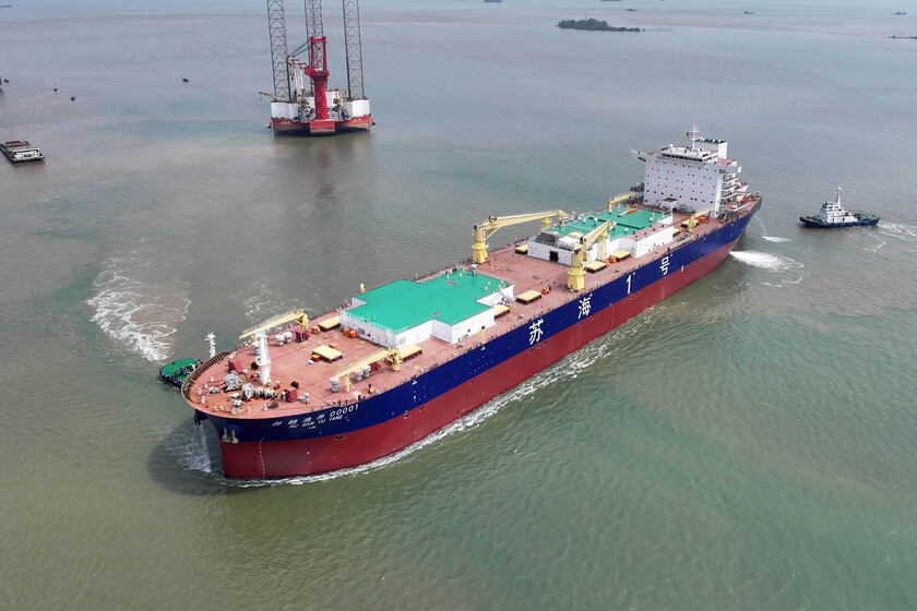 China ha convertido la cría de salmón en alta mar en una hazaña de ingeniería. Este barco de última generación lo muestra

 – El diario andino