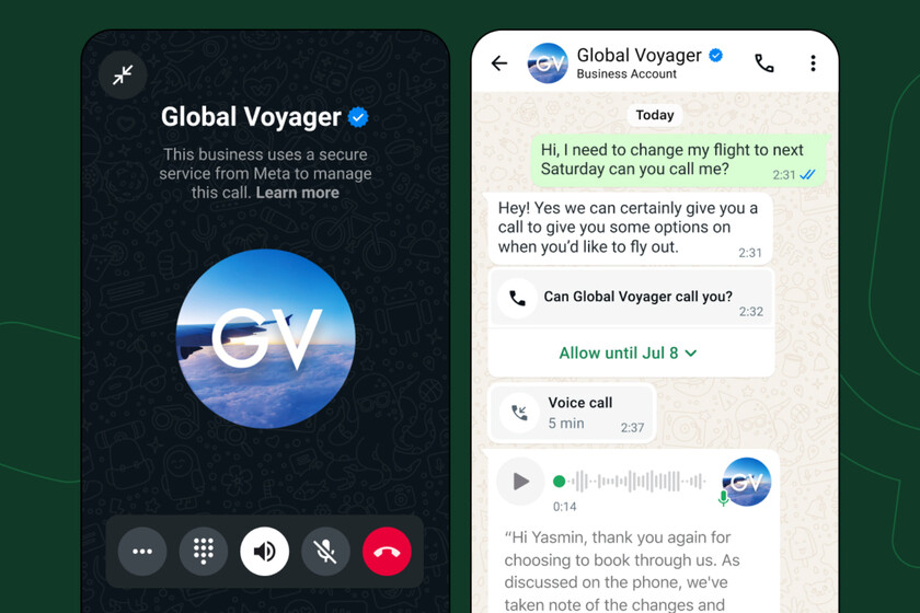 WhatsApp permitirá a las empresas llamarlo directamente. La pregunta es si se convertirá en otro nido de spam

 – El diario andino