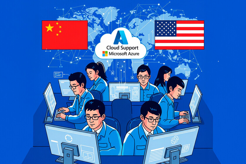 Parte del apoyo de Azure fue en China

 – El diario andino