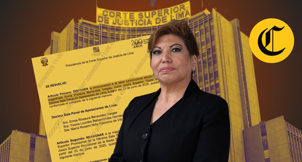 Enma Benavides: la hermana Patricia Benavides regresa como presidenta del jefe de Holf Court Lima | Citación

 – El diario andino