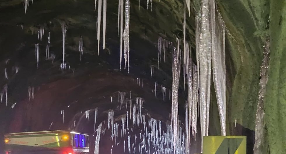 Túnel de punta olímpica: advierten el riesgo de estalactitas de hielo durante las heladas | Último | PERÚ

 – El diario andino