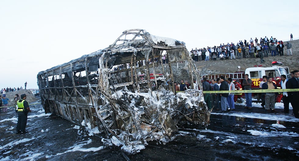 Tragedia en la Panamericana Sur | Accidente en Cañete 2009 | Costeño Bus interprovincial Lima Pisco | choque de carretera | camión cisterna de gas | 20 muertos | víctimas mortales carbonizadas | siglo XXI | nnsp | ARCHIVO-ELCOMERCIO – El diario andino