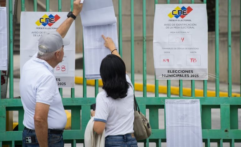 Elecciones municipales Venezuela 2025: El Consejo Electoral se extiende durante dos horas más elecciones municipales en Venezuela | Último | MUNDO
– El diario andino