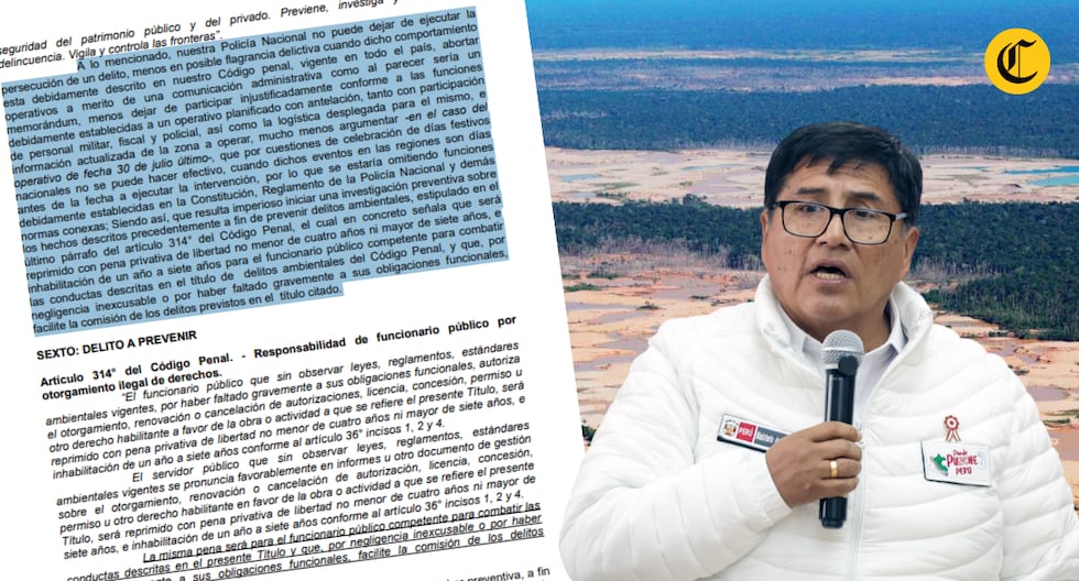 La Policía Nacional se defendió en los festivales nacionales: el oficial de policía criado en los grupos de Patrias: la historia detrás de la suspensión de las medidas contra la minería ilegal | Tlcnota | Citación

 – El diario andino
