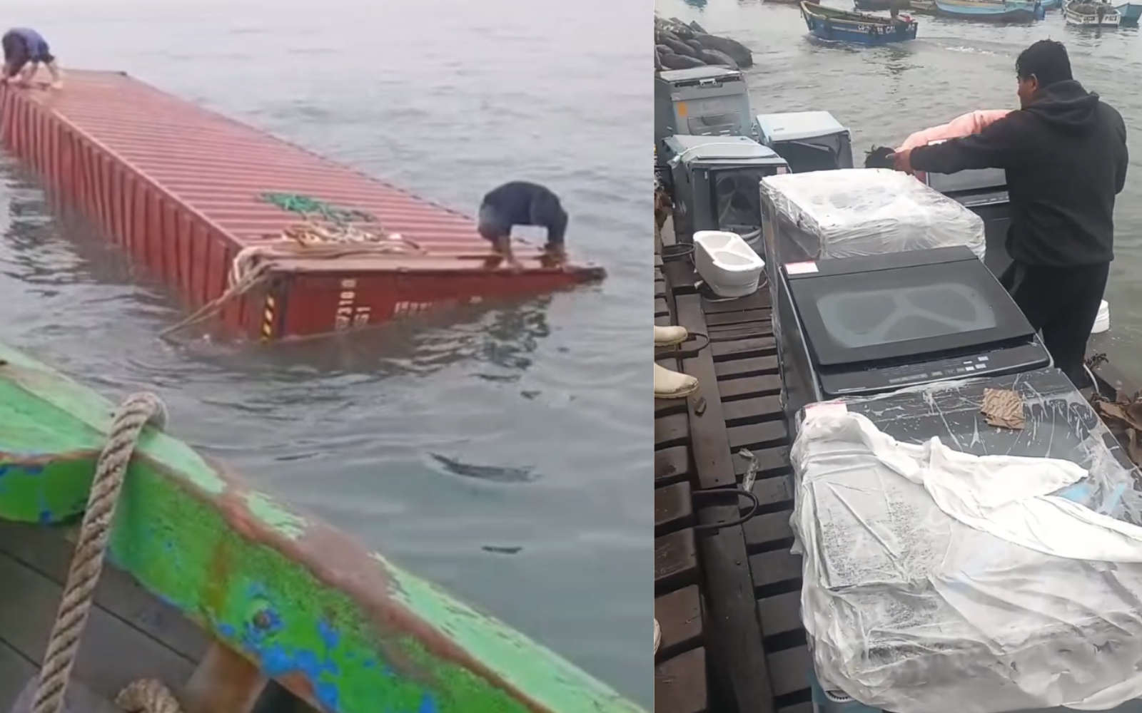 Vender artefactos guardados en contenedores que cayeron en el mar de Calcio

 – El diario andino