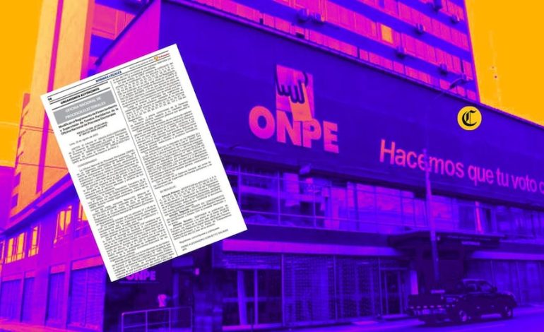 ONPE establece más cerraduras y cambia una regulación sobre el financiamiento del partido: ¿Quién ya no puede contratar a los grupos para capacitación? | Tlcnota | Citación
– El diario andino
