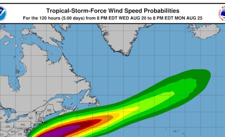 Huracán Erin Live, Trajectoria, Carolina del Norte, donde ocurrirá el ciclón y qué áreas de los Estados Unidos afectarán, órdenes de evacuación, rescate | Canadá | NHC | Viento | MUNDO
– El diario andino