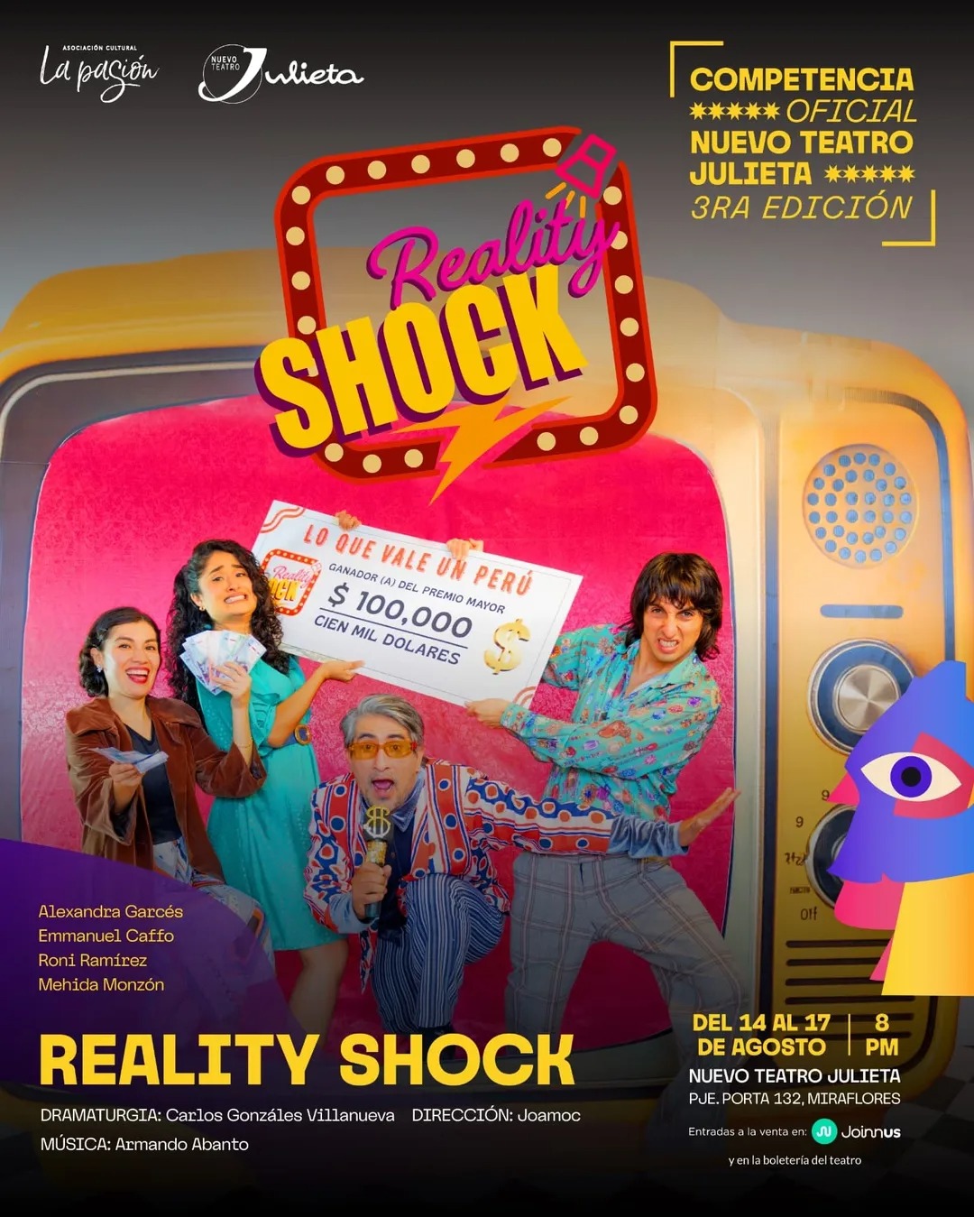 La competencia oficial «La suerte», «Take and Daca», «Reality shock» y «algún día como cualquier otro» regreso.

 – El diario andino
