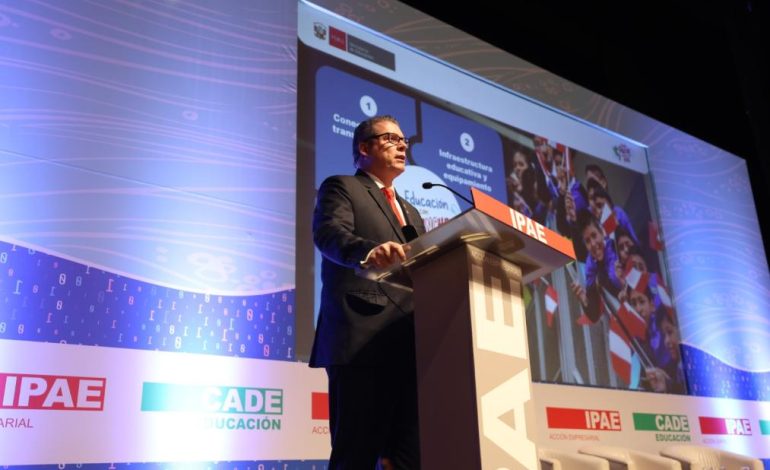 El Ministro de Educación presentó su visión para el futuro del sector en Cade Education 2025
– El diario andino