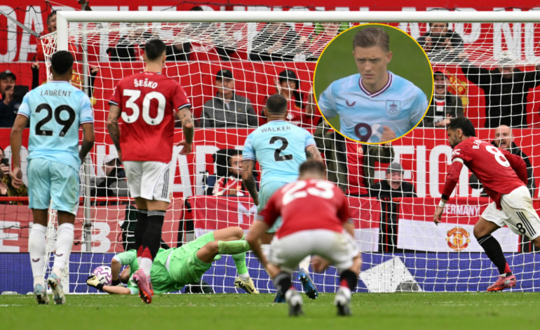 Oliver Sonne tuvo minutos en la caída de Burnley contra el Manchester United

 – El diario andino