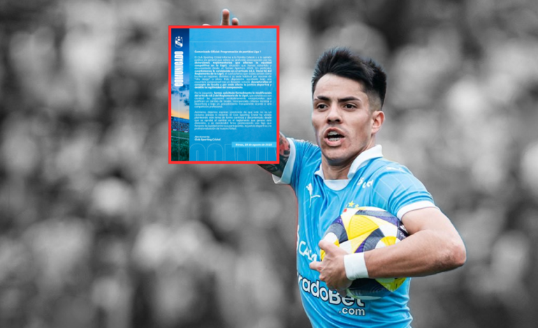 Sporting Cristal reclamó cambios de ubicación injustificados en la Liga 1
– El diario andino