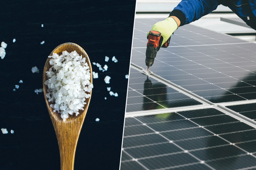 Cómo un poco de sal ha logrado superar la eficiencia de los paneles solares

 – El diario andino