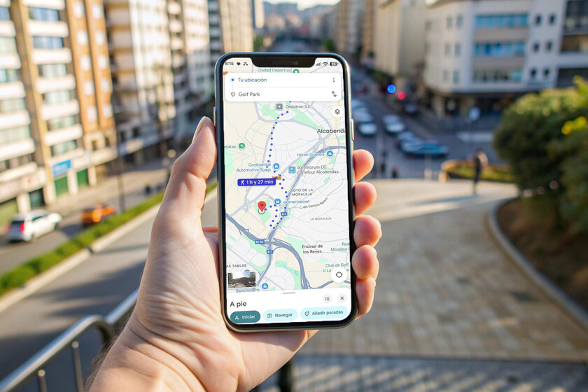 He estado usando Google Maps durante años y no sabía este botón. Es maravilloso seguir rutas a pie

 – El diario andino