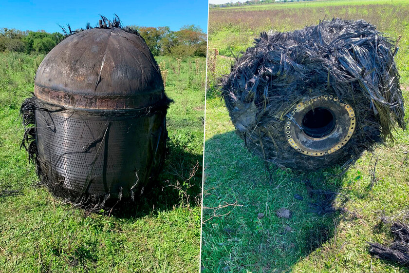 Un enorme tanque de combustible ha caído del cielo en Argentina. Y ya sospechamos: un cohete chino

 – El diario andino