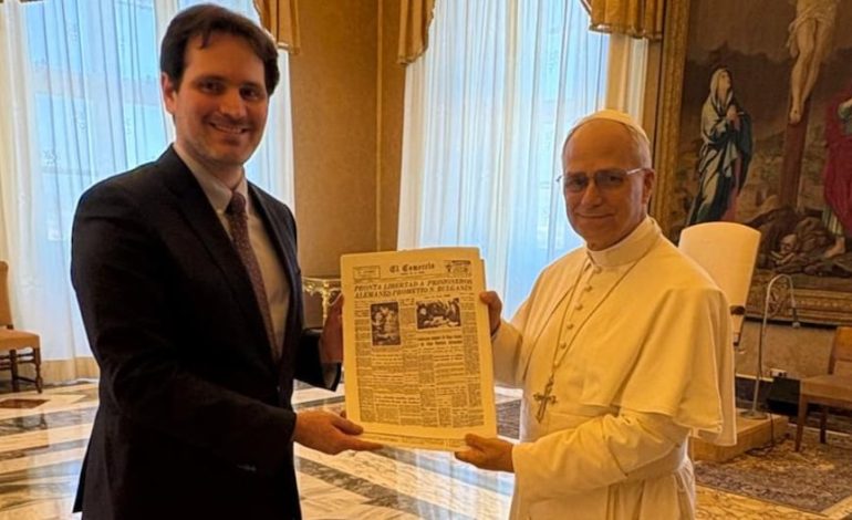 El Papa Leo XIV recibe El Comercio y RPP en el Vaticano | Robert Prevost | Juan Aurelio Arévalo Miró Quesada | | De la reducción

 – El diario andino