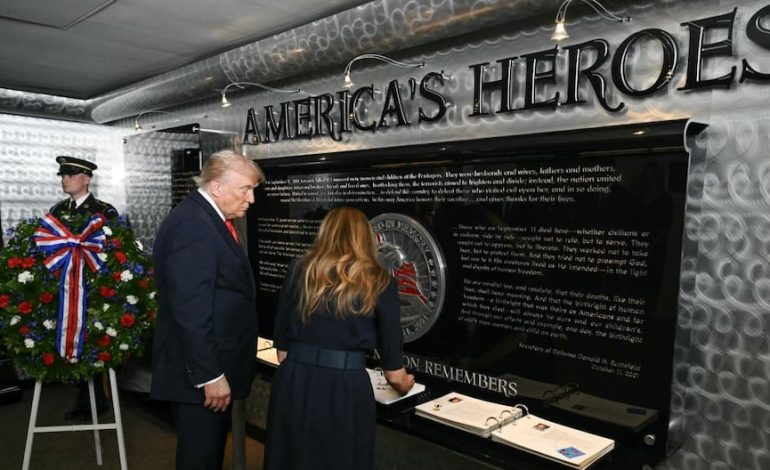 Donald Trump y Melania Trump honran a las víctimas de los años 11 con una ceremonia solemne en el Pentágono | MUNDO

 – El diario andino