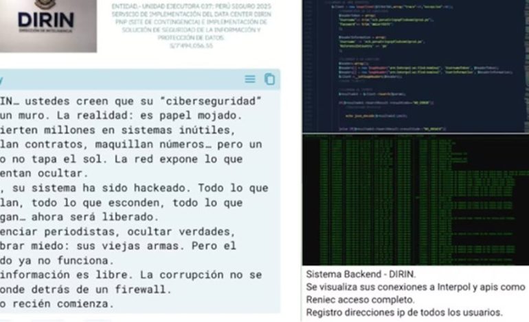 Investigan la filtración de datos de la División de Inteligencia PNP: las versiones e hipótesis que explican los hechos | Tlcnota | CAL
– El diario andino