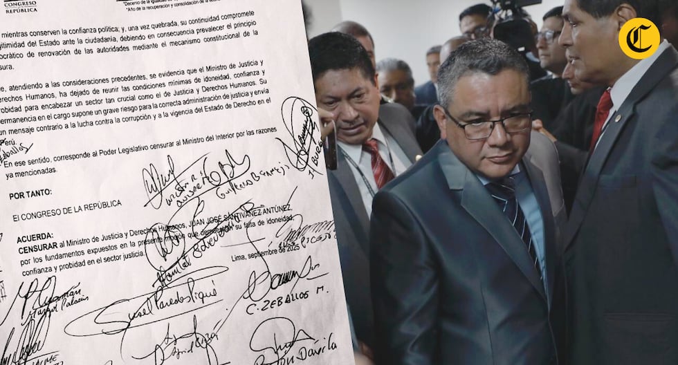 La fuerza y ​​la aplicación popular no apoyan la censura de Santiváñez después de la distribución de grabaciones: ¿qué clases ya han firmado la propuesta? | Citación

 – El diario andino