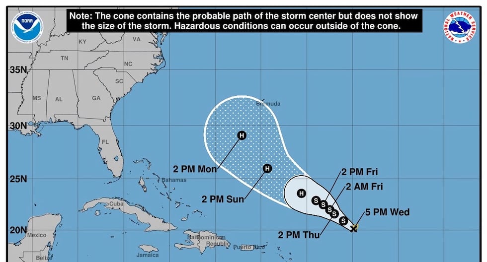 Humberto Storm se forma al este de Puerto Rico y podría ser un huracán el sábado | NHC | Huracán Gabrielle | Azores | Bermudas | Antillas menores | Último | MUNDO

 – El diario andino