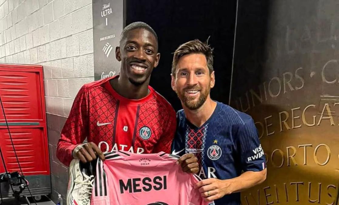 Messi felicita a Ousmane Dembélé después de ganar el Golden Ball

 – El diario andino