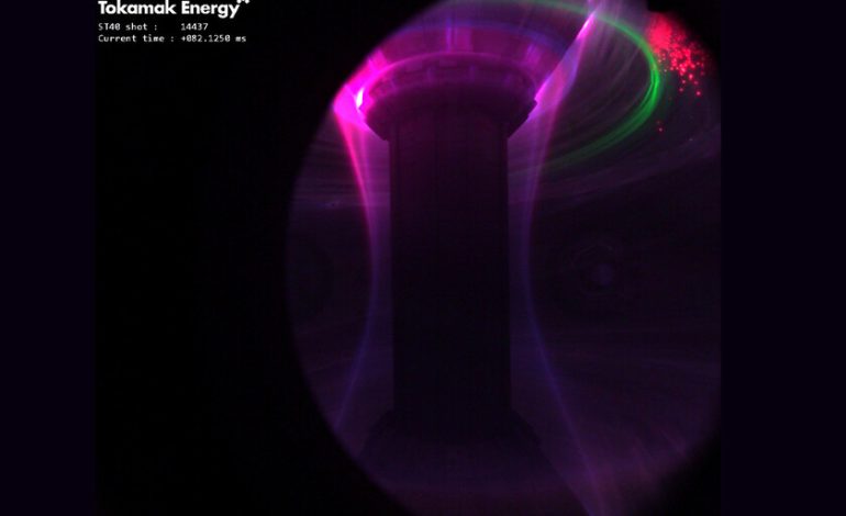 Plasma en un reactor de fusión nuclear, en color y a 16.000 fps.
– El diario andino