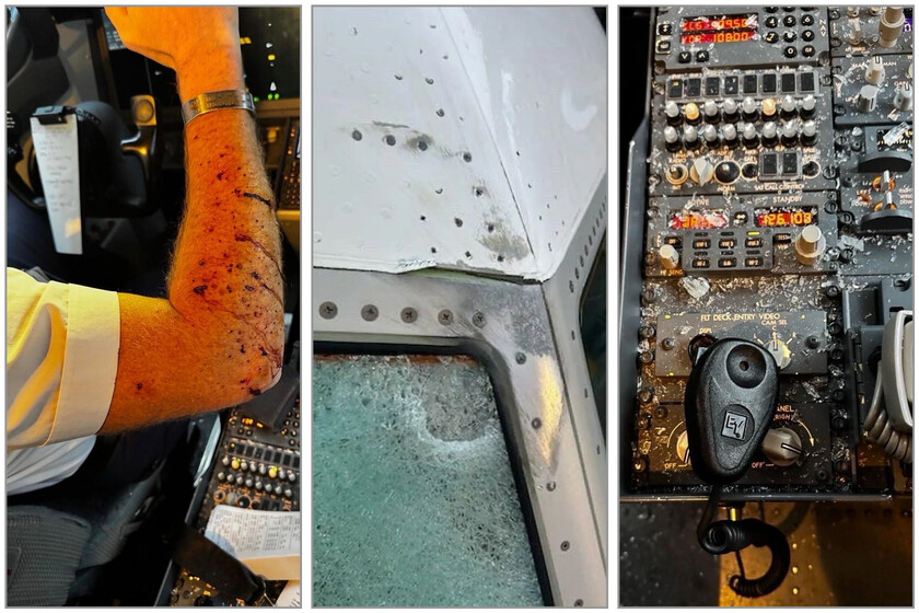 Algo golpeó un Boeing 737, hiriendo al piloto. Lo verdaderamente inaudito: sucedió a 11.000 metros

 – El diario andino