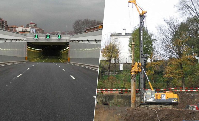 un taladro de clavos gigante de 17 metros
 – El diario andino