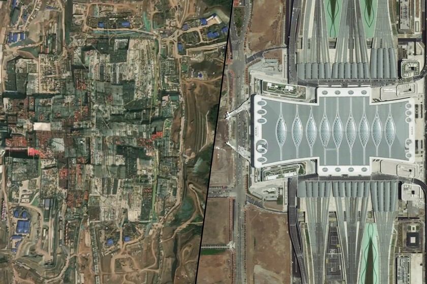 En 2018 era un campo en las afueras de Chongqing. En 2025 será la estación de tren más grande del mundo
 – El diario andino
