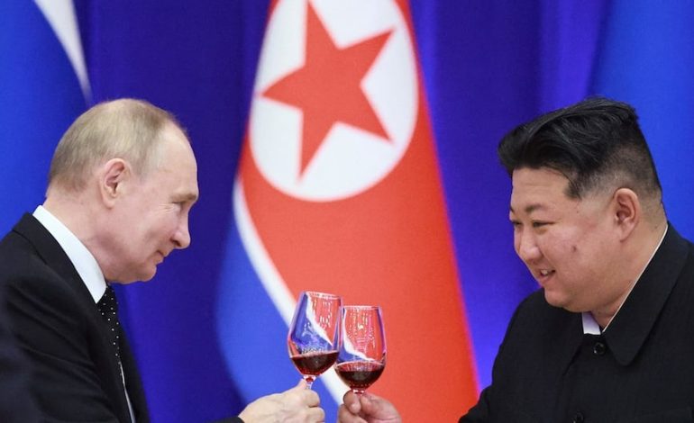Vladimir Putin: Kim Jong-un describe al presidente de Rusia como su «camarada más cercano» en saludos de cumpleaños | Corea del Norte | Guerra en Ucrania | Pyongyang | Moscú | Último | MUNDO

 – El diario andino