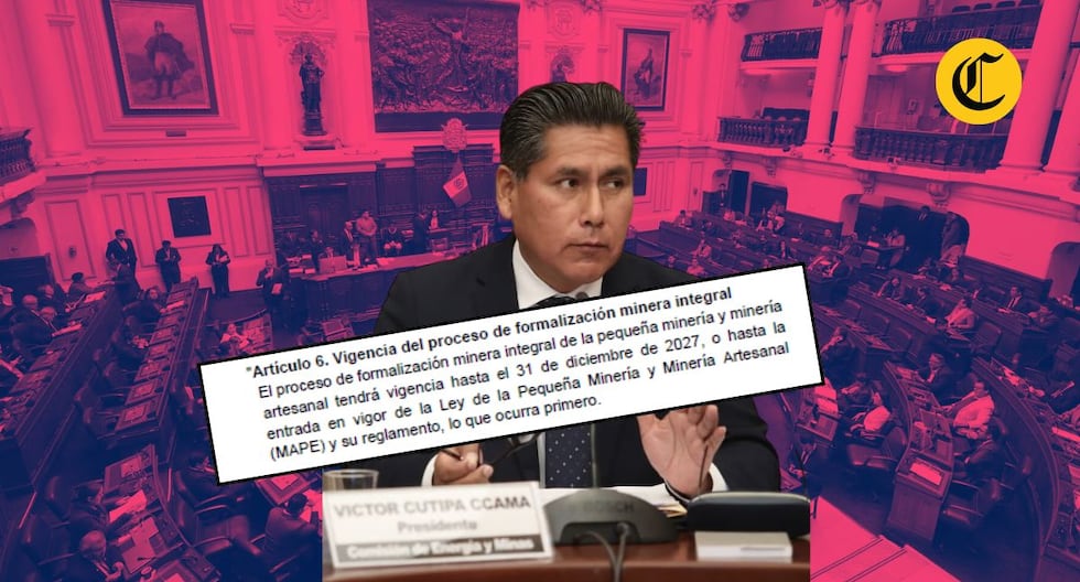 Comisión de Energía y Minas del Congreso pronostica propuesta para extender registro integral de formalización minera de Reinfo, ahora hasta 2027 | POLÍTICA

 – El diario andino