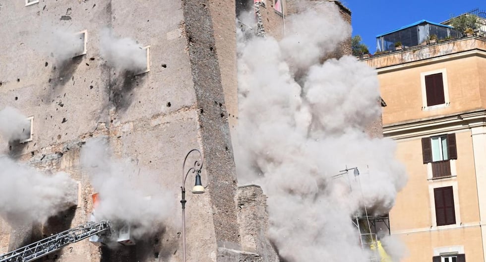 Italia: Parte de una torre medieval en el centro de Roma se derrumba durante su última restauración | MUNDO

 – El diario andino