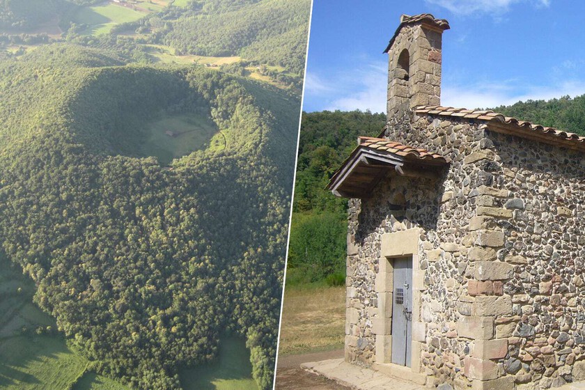 La Virgen se apareció en el interior de un volcán en la Garrotxa. Así construyeron una de las ermitas más especiales del mundo

 – El diario andino