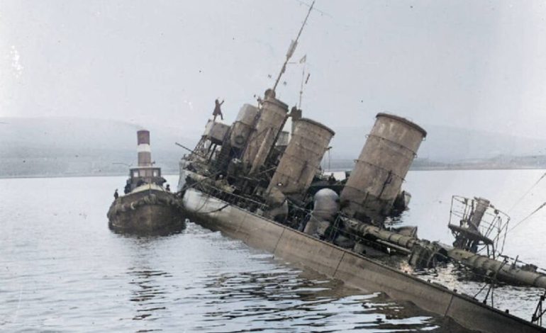 En 1919 los alemanes decidieron hundir toda su flota en el Mar del Norte. El acero de esas naves acabó en el espacio

 – El diario andino