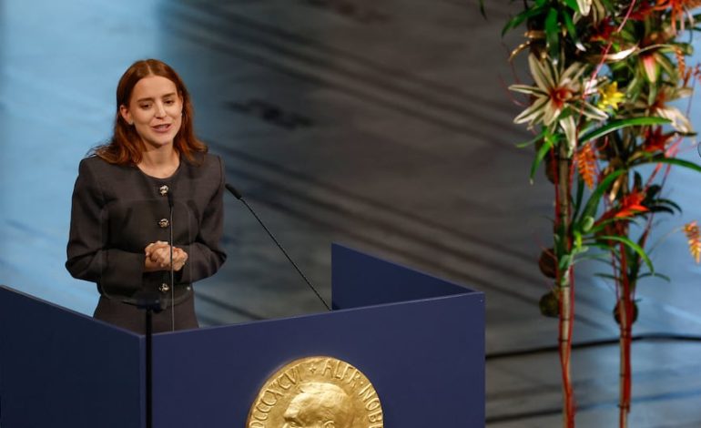 María Corina Machado dedica el Premio Nobel de la Paz a todos los venezolanos y líderes que la apoyaron

 – El diario andino