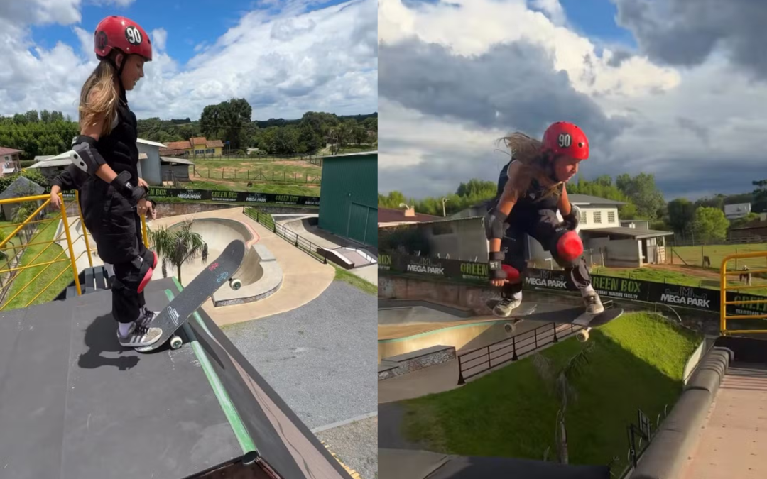 A los 9 años, niña se convierte en la patinadora más joven en bajar del megaamp

 – El diario andino