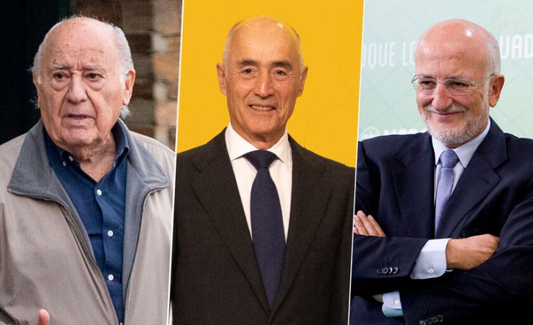 los de Amancio Ortega, Rafael del Pino y Juan Roig

 – El diario andino