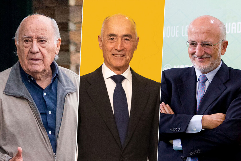 los de Amancio Ortega, Rafael del Pino y Juan Roig

 – El diario andino