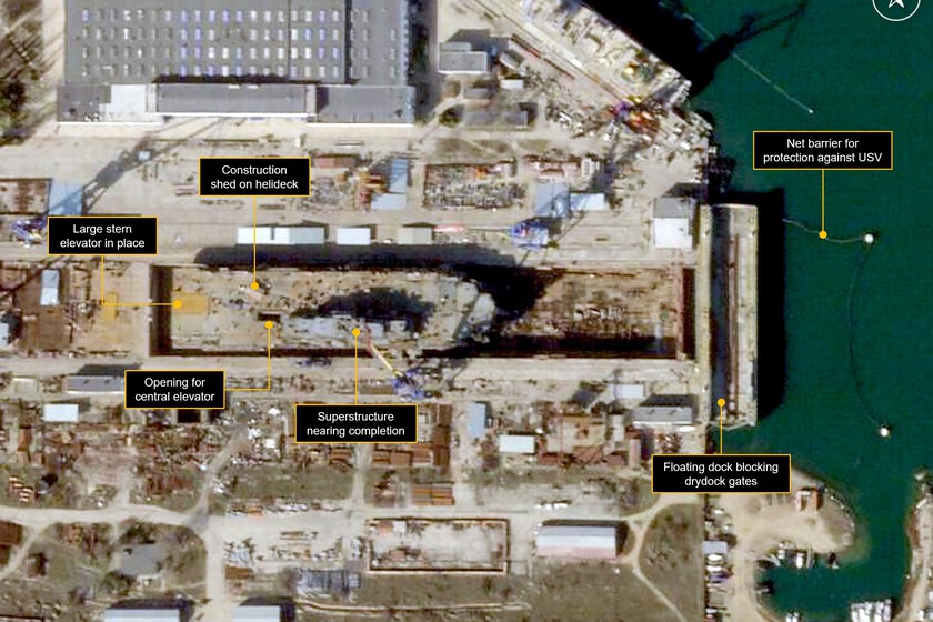Las imágenes de satélite han revelado la ubicación del buque de guerra más grande de Rusia, y eso significa que Ucrania también puede verlo.

 – El diario andino