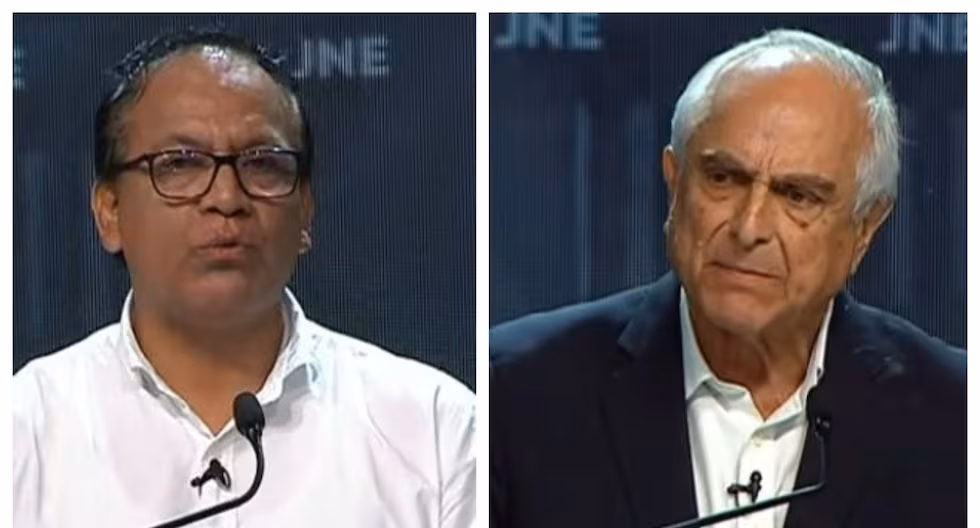 Francisco Diez Canseco y Roberto Sánchez protagonizan un tenso intercambio durante el debate presidencial de las elecciones del JNE 2026

 – El diario andino